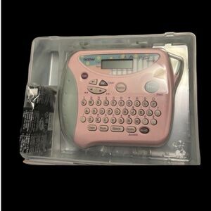 Brother Pink Electronic Label Maker